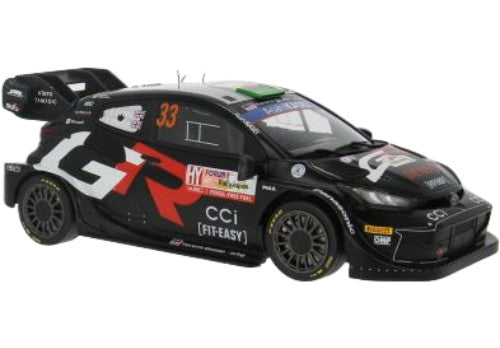 ラリーJAPAN Toyota GR Yaris Rally1 Hybrid No33 E Evans S Martin / IXO 1/18 ミニカー