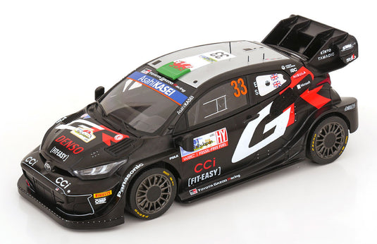 Toyotaトヨタ GR Yarisヤリス Rally1 Winnerウィナー Rally Japanラリージャパン 2024 / IXO 1/18 ミニカー