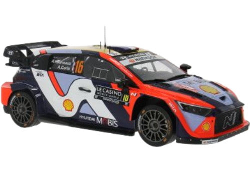 ラリーモンテカルロ Hyundai i20 N Rally1 No16 A Fourmaux A Coria / IXO 1/18 ミニカー