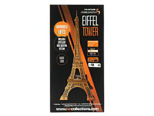 ACCESSORIES - TORRE EIFFEL PARIGI - EIFFEL TOWER PARIS 1889 - Alt.HEIGHT 120 cm - 1396 PEZZI - 1396 PIECES - INCLUDED SPOTLIGHT AND LIGHTING SYSTEM - BRONZE/IXO 1/8ミニカー