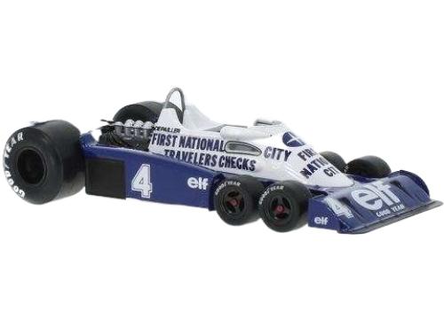 GP Belgien Tyrrell P34 1977 No.4 P. / IXO 1/24 ミニカー