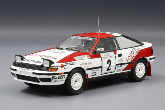 Toyota Celica GT-Four No.2 Rallye WM Rallye Acropolis 1990 C.Sainz/L.Moya/ IXO 1/24 ミニカー