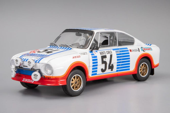 Skoda 130 RSll No.54 Rally WM Rallye Monte Carlo 1977 S.Kvaizar/J.Kotek/ IXO 1/24