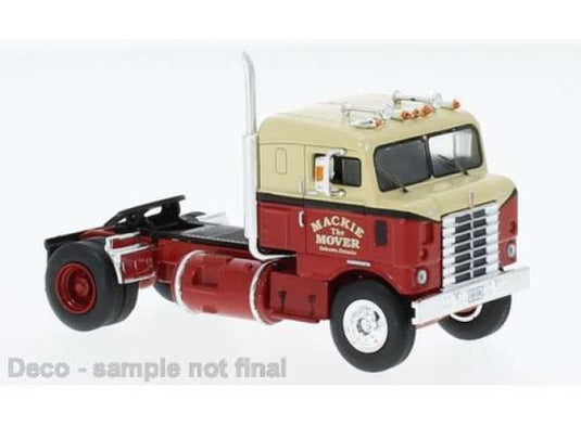 1950 Kenworth Bullnose レッド/ベージュトラック 模型　建設機械/ IXO1/64