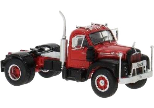 Mack B 61 1953 レッド IXO64TR012A トラクタ / IXO 1/64 建設機械模型 工事車両
