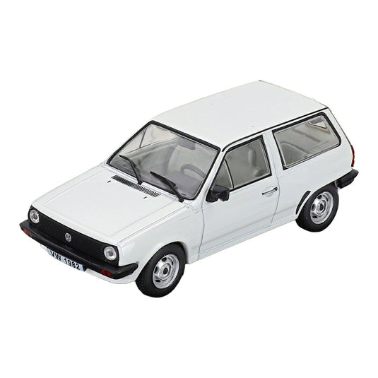 VWフォルクスワーゲン Poloポロ Steilheck MKII 86C Coupe GT 1981 ホワイト / IXO 1/43 ミニカー