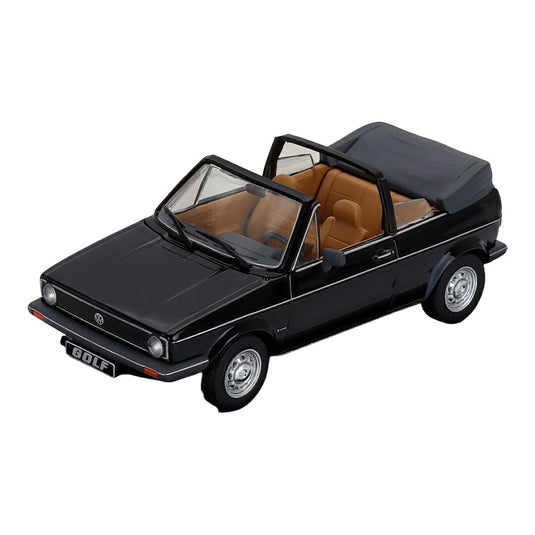 VWフォルクスワーゲン Golf I Cabrio 1979 ブラック / IXO 1/43 ミニカー