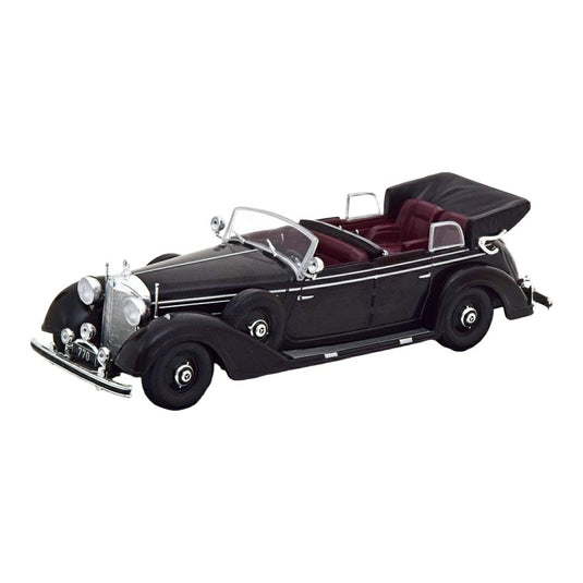 Mercedesメルセデス 770K Convertibleコンバーチブル 1938 ブラック / IXO 1/43 ミニカー