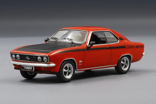 Opelオペル Manta A Turbo 1973 red matt black /IXO 1/43 ミニカー