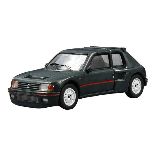 Peugeotプジョー 205 T16 1987 ダークグレーメタリック ダイキャストモデル ミニカー /IXO 1/43