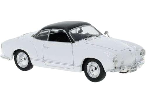 Volkswagen Karmann Ghia Coupe ホワイト / IXO 1/43 ミニカー