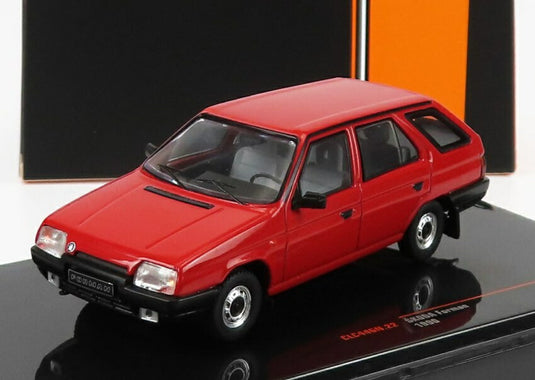【予約】 Skodaシュコダ Formanフォルマン SW Station Wagonステーションワゴン 1990 レッド / IXO 1/43 ミニカー