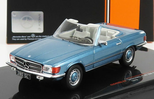 MERCEDES BENZ SLクラス 280SL カブリオレ R107 オープン 1979 ライトブルーメタリック/ IXO 1/43 ミニカー