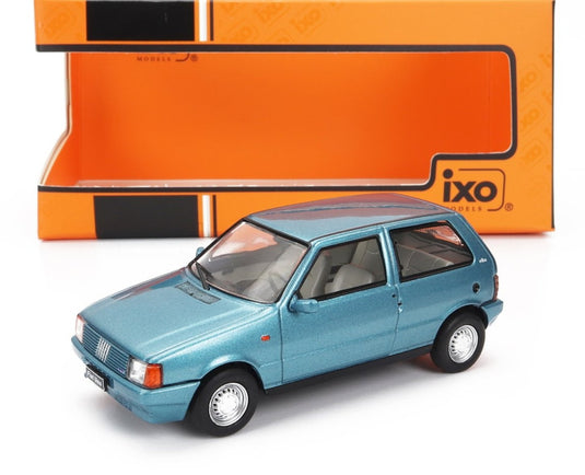 【予約】 Fiatフィアット Unoウーノ 45 Elbaエルバ 1983 ブルーグリーンメタリック / IXO 1/43 ミニカー