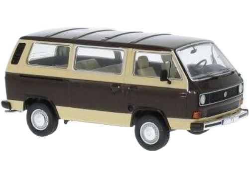 Volkswagen T3 Caravelle 1981 ブラウン / IXO 1/43 ミニカー