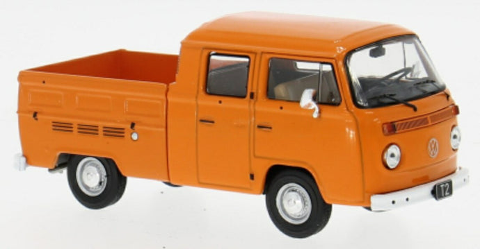 【予約】VOLKSWAGEN T2 ダブルキャブ ピックアップ 1972 オレンジ / IXO 1/43 ミニカー