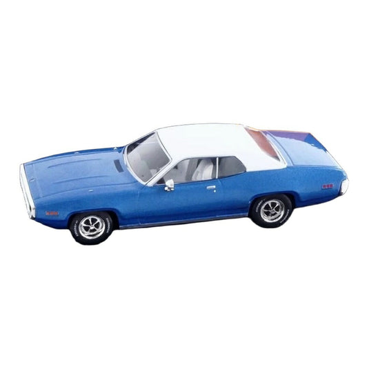 プリムス サテライト セブリング プラス 1971 ブルー / IXO 1/43 ミニカー