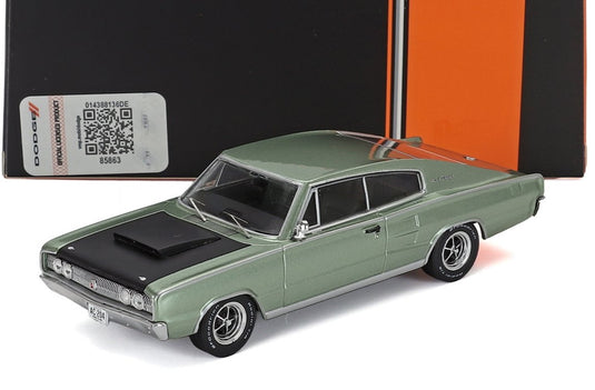 DODGE チャージャー クーペ 1967 ライトグリーンメタリック / IXO 1/43 ミニカー