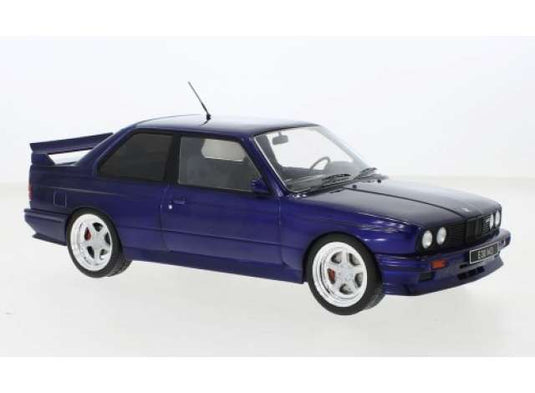 1989 BMW E30 M3 ダークブルーメタリック/ IXO  1/18 ミニカー