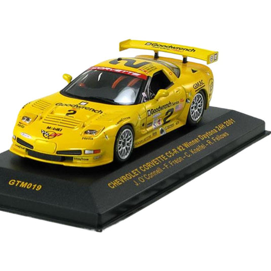 Chevroletシボレー Corvetteコルベット C5R Winner 24h Daytonaデイトナ 2001 OConnell/Freon/Kneifel / IXO 1/43 ミニカー