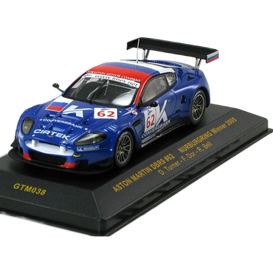 Aston Martinアストンマーティン DBR9 Winner Nuerburgringニュルブルクリンク 2005 Turner Dor Bell / IXO 1/43 ミニカー