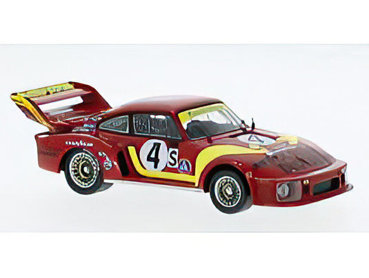 【予約】12月以降発売予定PORSCHE 935/77A 930 TEAM GELO RACING N 4 6h SILVERSTONE 1978 KLAUS LUDWIG HANS HEYER RED YELLOW/IXO 1/43ミニカー
