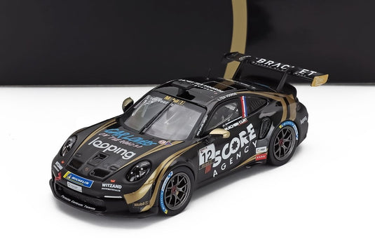 Porscheポルシェ 911 992 GT3 Cup Team Schumacher CLRT No.12 Winner Porsche Cup Monaco 2024 Larry te / IXO 1/43 ミニカー