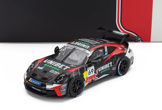 Porscheポルシェ 911 992 GT3 Cup Team Nationale Autoclub Excelsior No.69 Winner Porsche Cup Zolder  / IXO 1/43 ミニカー