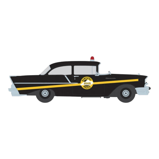 【予約】 Chevroletシボレー 150 セダン ケンタッキー州警察 1957 ブラック IXOアメリカシリーズ / IXO 1/64 ミニカー