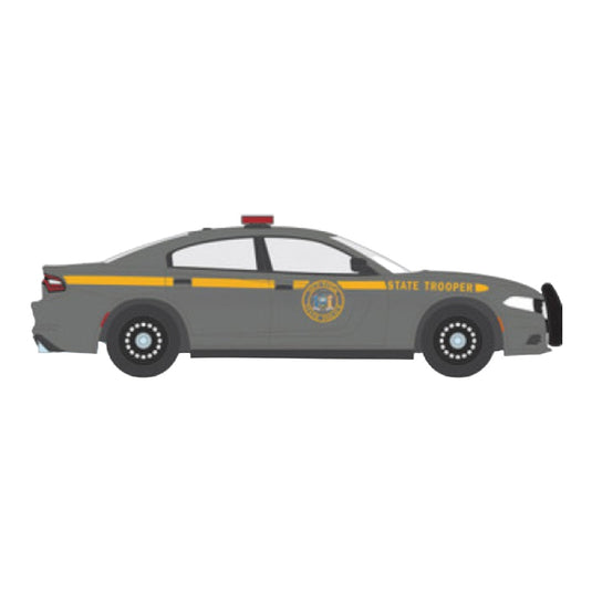 【予約】 Dodgeダッジ Chargerチャージャー Pursuit ニューヨーク州警察 2023 グレー イエロー IXOアメリカシリーズ / IXO 1/64 ミニカー