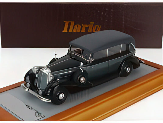 HORCH  951A PULLMAN ORIGINAL CAR CABRIOLET CLOSED 1938  BLACK GREEN MET/ILARIO 1/43ミニカー