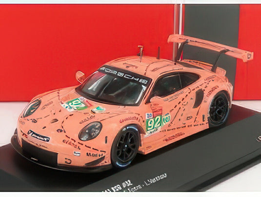【予約】PORSCHE 911 991 RSR N92 ルマン24時間 LMGTE PRO優勝 ピンクピッグ 2018 ミシェルクリステンセン ケビンエストレ ローレンスヴァントール ピンク/ IXO 1/43 ミニカー