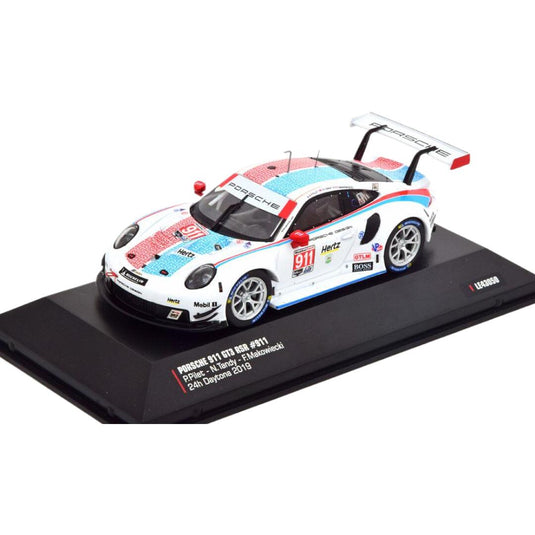 Porscheポルシェ 911 GT3 RSR No.911 24h Daytonaデイトナ 2019 Makowiecki Pilet Tandy / IXO 1/43 ミニカー