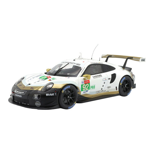 【予約】 Porsche 911 991 RSR 4.0L 2019 Team Porsche N 92 24h Le Mans Michael Christensen Kevin Est / IXO 1/12 ミニカー