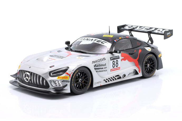 【予約】MERCEDES BENZ GT3 AMG 6.2L V8 TEAM AKKODIS ASP #88 スパ24時間優勝 2022 マルチェッロ/ジュンカデラ/グーノン ホワイト/ブラック / IXO 1/18 ミニカー