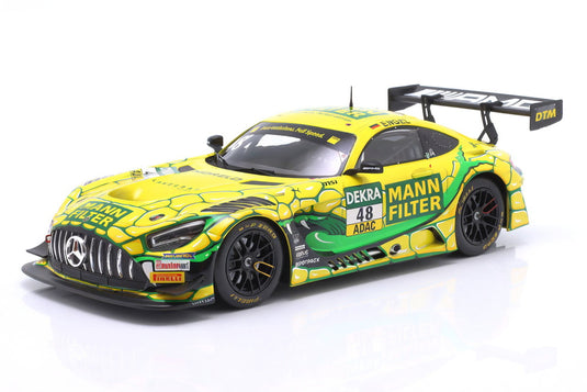 【予約】MERCEDES BENZ AMG GT3 EVO TEAM LANDGRAF N 48 DTM 2023 マロ・エンゲル イエロー / IXO 1/18 ミニカー