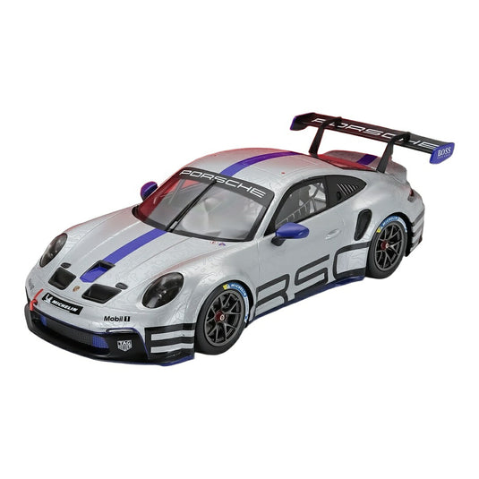 【予約】 Porscheポルシェ 911 992 GT3 CUP トラックエクスペリエンス クーペ 2023 シルバー ブルー / IXO 1/18 ミニカー
