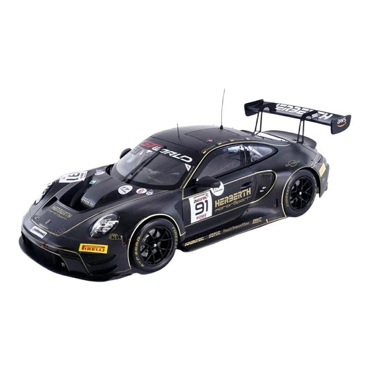 ポルシェ 911 (992) GT3 R #91 24時間スパ 2025 ブラック / IXO 1/18 ミニカー