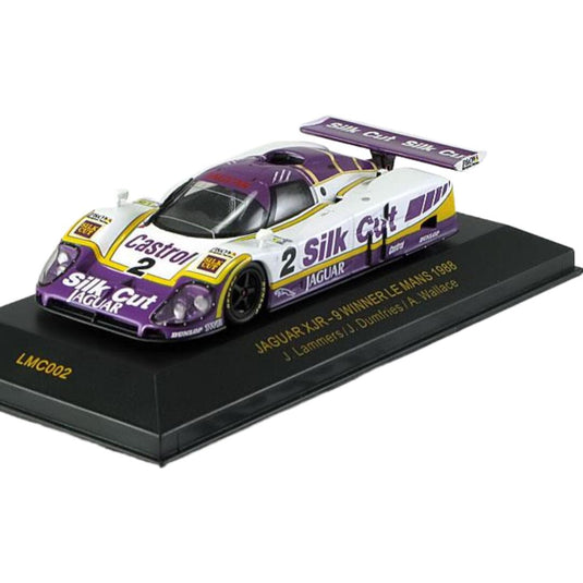 Jaguarジャガー XJR 9 Winner 24h Le Mansルマン 1988 Silk Cut Lammers/Dumfries/Wallace / IXO 1/43 ミニカー