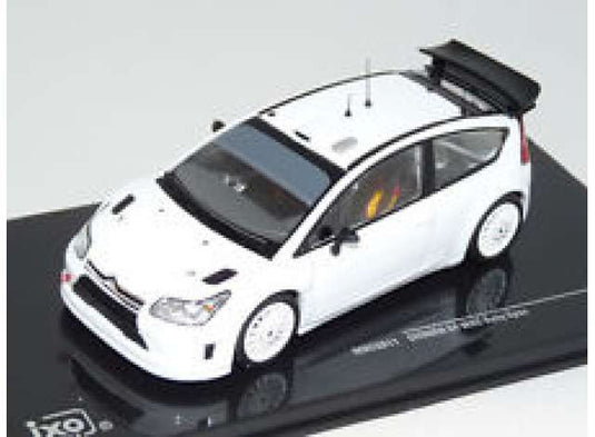 2010 Citroen C4 WRC ラリースペック プレーンホワイトミニカー/ IXO1/43