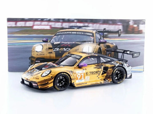 PORSCHE 911 GT3 R Winner LMGT3 24h Le Mans 2024 ポルシェ 優勝 ルマン / IXO 1/18 ミニカー