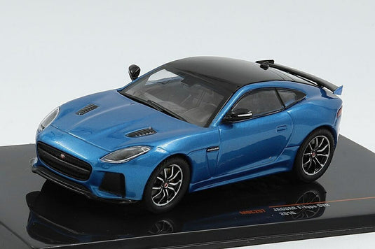Jaguarジャガー F Type SVR 2016 metallic blue black /IXO 1/43 ミニカー