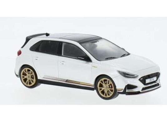 2022 Hyundai i30 N Drive-N Limited Edition メタリックホワイトミニカー/ IXO1/43