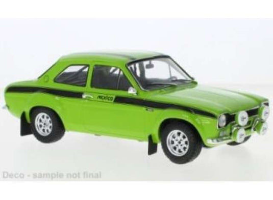 1974 フォード エスコート MK1 RS メキシコ ライトグリーン ミニカー / IXO 1/18 ミニカー