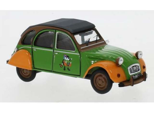 1978 シトロエン 2 CV グリーン/オレンジ Citroen 2CV ミニカー / IXO 1/43 ミニカー