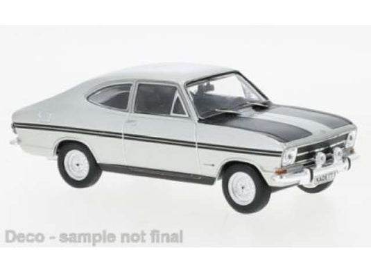 1966 オペル カデット B クーペ ラリー シルバー/ブラック ミニカー / IXO 1/43 ミニカー