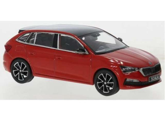 2019 シュコダ スカラ レッド Skoda Scala ミニカー / IXO 1/43 ミニカー