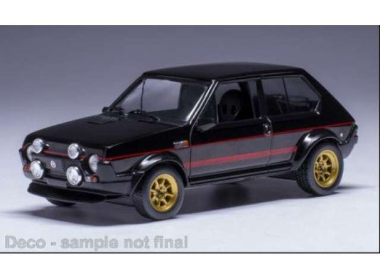1979 フィアット リトモ アバルト Gr.2 レディ・トゥ・レース ブラック / IXO 1/43 ミニカー