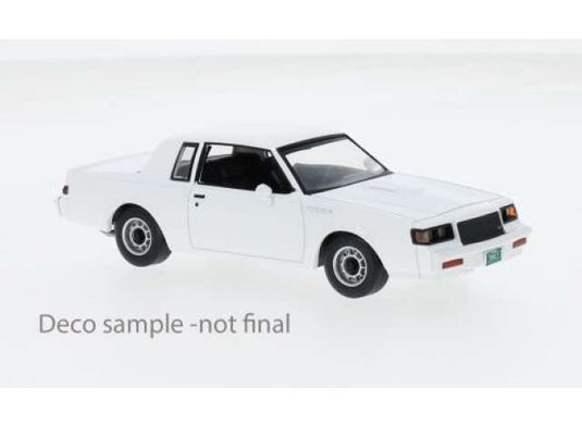 1987 ビュイック グランドナショナル ホワイト Buick Grand National / IXO 1/43 ミニカー