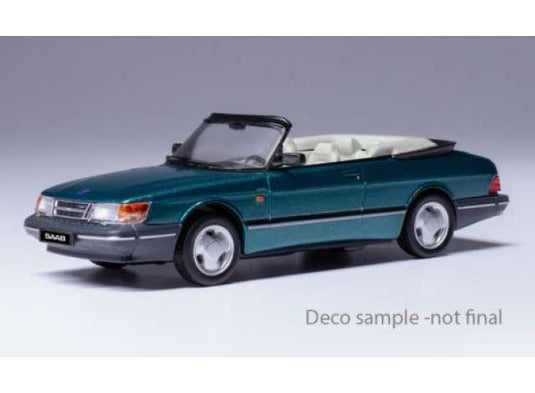 1991 サーブ 900 カブリオレ グリーン Saab 900 ミニカー / IXO 1/43 ミニカー